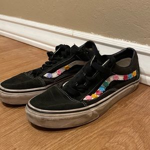 Customized Black and White Classic Vans